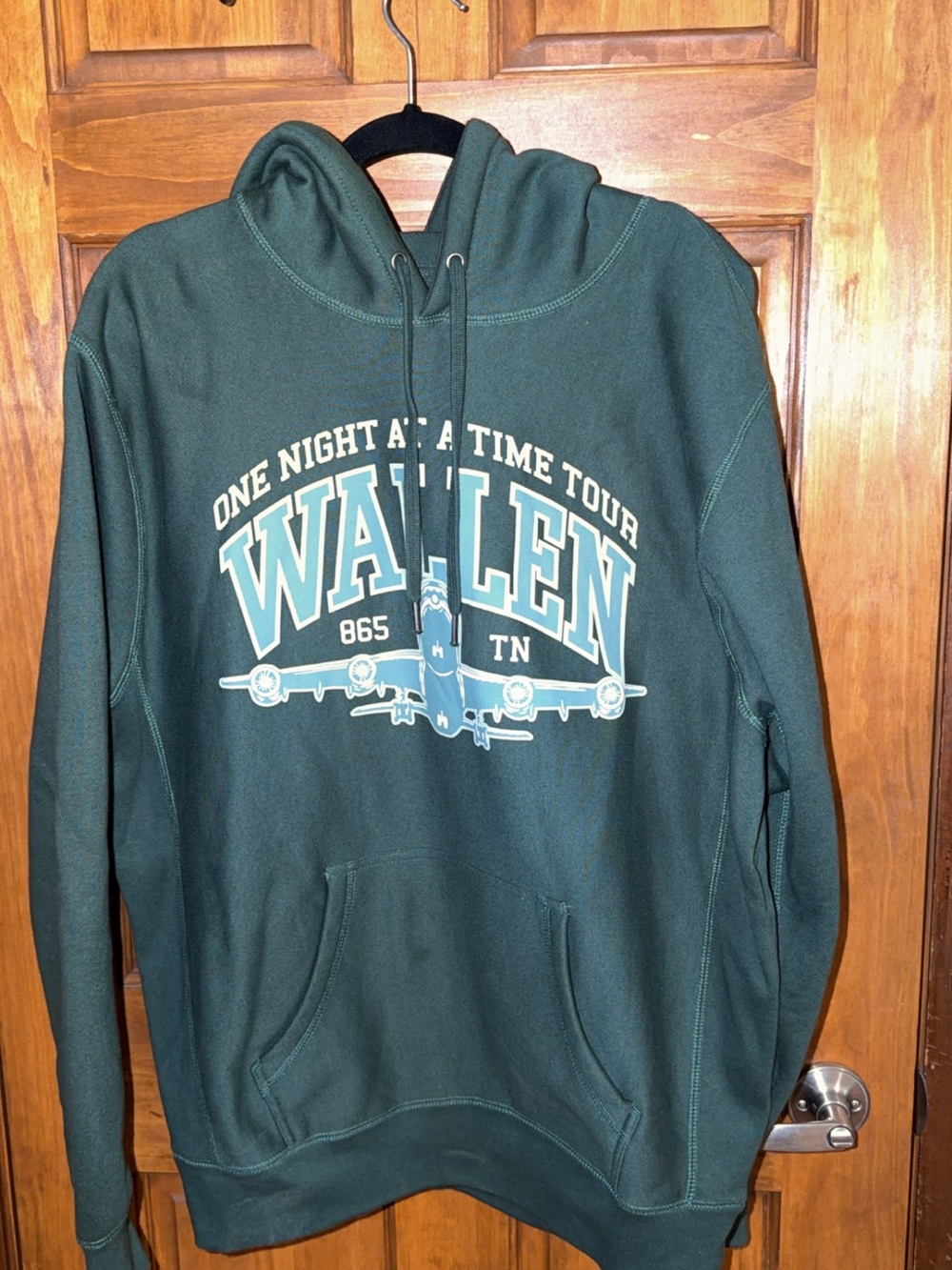 Green Graphic Hoodie - One Night at a Time Tour